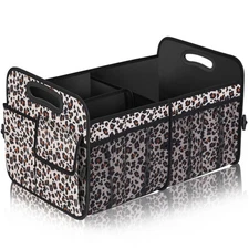 Femuar Car Trunk Organizer, Large Capacity Collapsible Trunk Storage with 11 ...