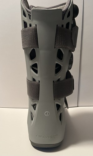 Aircast L Tall Fracture Walking Boot Brace Softstrike Airselect Elite Orthopedic - Picture 9 of 19