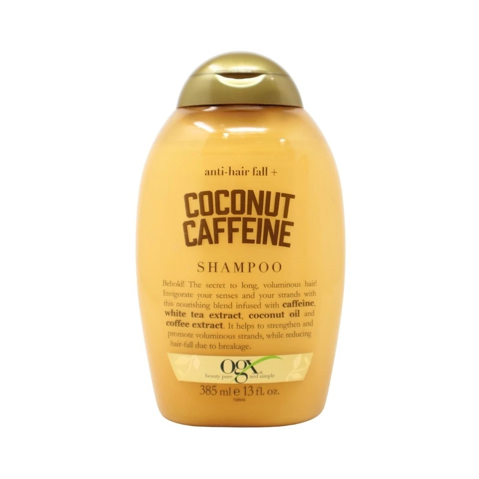 Champú y acondicionador fortalecedor de cafeína + caída del cabello OGX, 10 OZ Foto 2 de 4