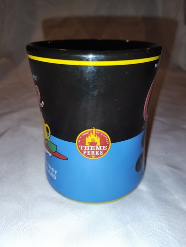 Walt Disney World Mickey's Really Swell Coffee Black & Blue Disney Parks Mug Cup - Picture 2 of 6