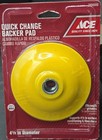 Ace Quick Change Backer Pad 4-1/2" Dia. 2494946 USA For Fiber Conditioning Discs
