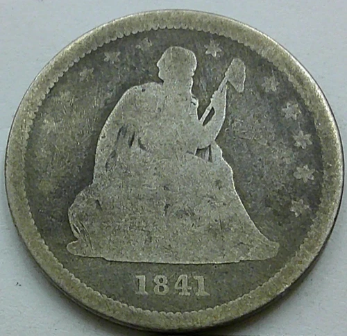 1841-O Seated Liberty Quarter — photo from the most recent tracked eBay sale