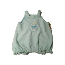 Vintage Striped Terry Cloth Romper Sail Boat Beach Ball Baby Size 24 Months New