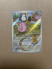 Chansey 187/167 Illustration Rare SV Twilight Masquerade Pokemon Card NM MINT