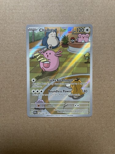 Chansey 187/167 Illustration Rare SV Twilight Masquerade Pokemon Karte NM MINT - Bild 1 von 4