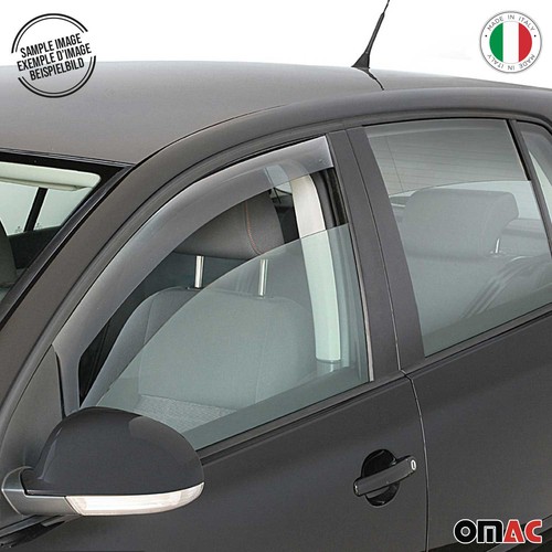 Windabweiser Regenabweiser für Skoda Citigo 2011-2025 Dunkel Acryl 2tlg - Bild 6 von 9