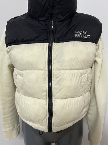 Pull&Bear Steppweste Beige Schwarz Gr. S - Bild 16 von 18