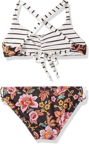 Billabong Girls' Groovy Night Tali Two Piece Swim Set L109918 Size 6X - Picture 3 of 3
