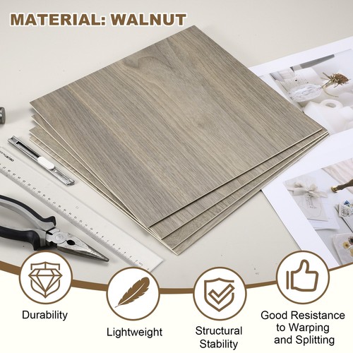 8PCS Walnut Plywood Sheets,12 x 18 x 1/8 Inch for Crafts,Painting - Imagen 3 de 6