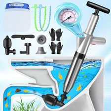 Toilet Plunger High-Pressure Air Drain Unclogger Heavy Duty Clog Remover