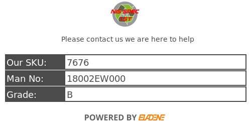 Nissan NV200 Accelerator Pedal 2009-2019 18002EW000 - Picture 10 of 10