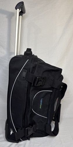 High Sierra Rolling Duffle Bag 23” Black Carry-On Travel LogistiCare - Picture 16 of 16