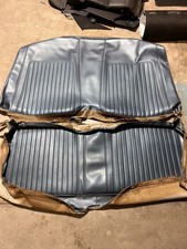 1968 Camaro Coupe Original Rear Seat Covers Blue