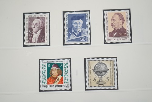 AUSTRIA 1974-1986 COLLECTION OF 400 STAMPS MINT & USED STORED IN SAFE ALBUM - Picture 23 of 24