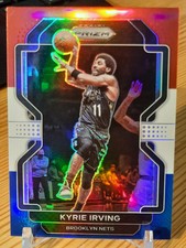 Kyrie Irving 2021-22 Panini Prizm Red White Blue Prizm #99 Brooklyn Nets