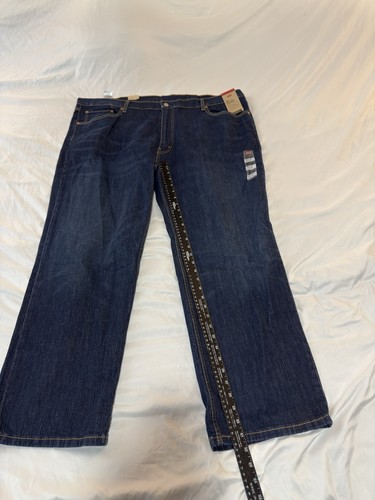 Jeans rectos relajados Levis 559 para hombre 48X32 azul denim grandes altos nuevos con etiquetas 155 - Imagen 4 de 8