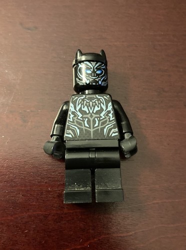 LEGO Black Panther T’Challa Minifigure Metallic Blue 76099 sh478 Marvel Wakanda - Picture 1 of 2