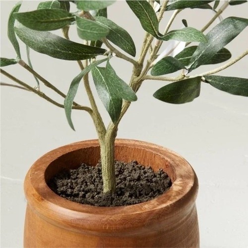 Herz & Hand mit Magnolie Neu mit Etikett künstliche Olivenblattpflanze 16 Zoll - Bild 9 von 9