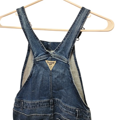 OSHKOSH B'GOSH Teen 12 (Years) Girls Denim Vestback Blue Jean Bib Overalls - Picture 11 of 13