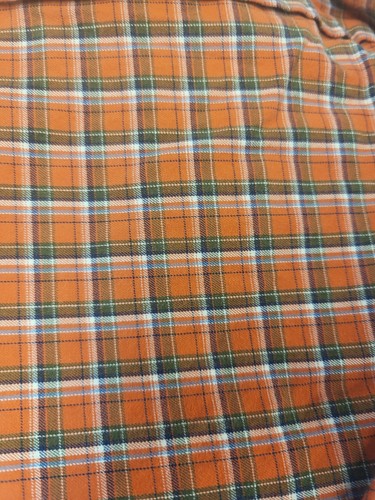 Polo Ralph Lauren Mens 3XB Classic Fit Long Sleeve Button Up Shirt Orange Plaid - Picture 6 of 9