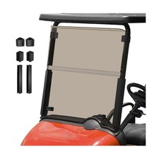 Golf Cart Foldable Windshield for EZGO RXV 2008-up 3/16" 5mm Thicken Acryli...