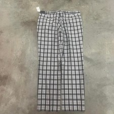 Vintage Brooks brothers regent men's plaid pants wool pleated special occasion