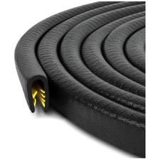 Long-Lasting Black Edge Trim 10ft - Permanent Grip for Vehicles  Furniture