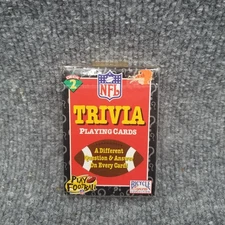 NFL Trivia Playing Cards Deck by Bicycle Sports Vintage Collectors NEW Sealed
