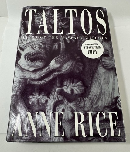 Taltos: Lives of the Mayfair Witches Anne Rice 1994 Hardcover SIGNED 1st Edition - Imagen 2 de 16