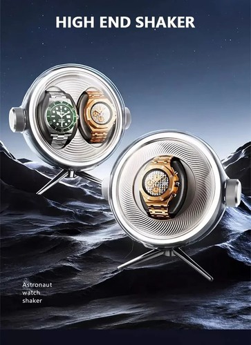 Luxury Watch Winder Automatic Mechanical Organizer Rotating Silent Display Case - Picture 8 of 20