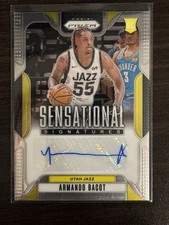 2024-25 Panini Prizm Armando Bacot Sensational Signatures Auto RC #SS-ABJ
