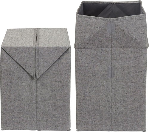 Household Essentials Tall Collapsible Storage Bin, Grey Tall, Gray - Picture 8 of 12