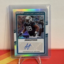 2025 Panini Prizm  Jordan Jefferson Significant Signatures Silver Auto Jaguars