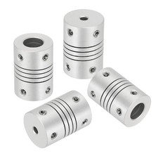 4Pcs 3mm to 8mm Aluminum Alloy Shaft Coupling, Flexible Coupler D16 x L23mm