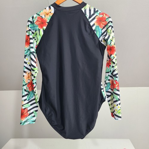 Women's LARGE - Daci Swimsuit Long Sleeve Rash Guard One Piece Bathing Suit - Picture 4 of 13