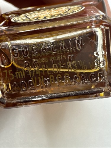 Vintage MITSOUKO by GUERLAIN splash PURE PARFUM Extrait 7.5 ml~1/4oz 1989 - Picture 3 of 4