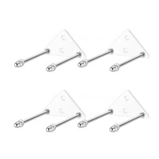 4Pcs Skateboard Hanger, Skateboard Wall Mount Wall Hanger Rack Storage9355