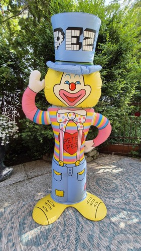 PEZ Clown Aufblasbar 110 cm Rarität !