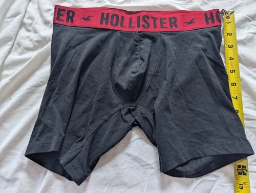 holister Boxer Briefs S mens boys enhanced pouch black red california pouch fun