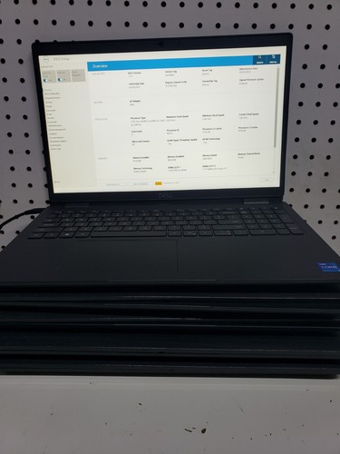 5 Stück Dell Latitude 3520 Laptop, Intel i5-1135G7 2,4GHz, ohne RAM, ohne SSD Teile 