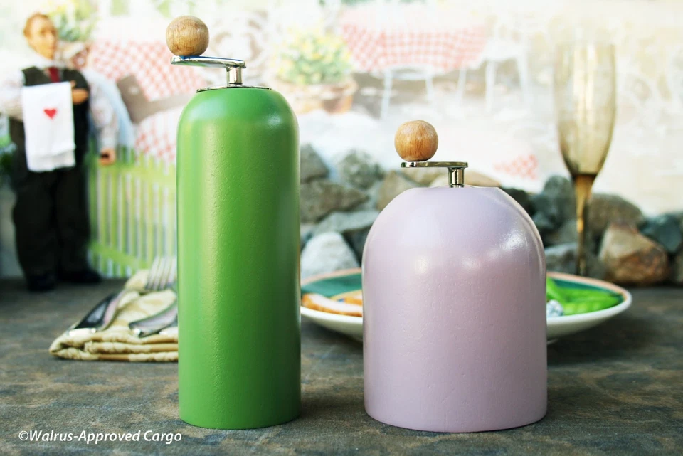 ANTHROPOLOGIE CATANIA МАНГО ДЕРЕВЯННЫЕ МЕЛЬНИЦЫ ДЛЯ СОЛИ И ПЕРЦА - НОВЫЕ В КОРОБКЕ - АРОМАТИЗИРУЙТЕ ВАШУ СТОЛЕШНИЦУ! - Изображение 2 из 4