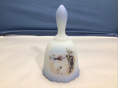 FENTON DOWNEY WOODPECKER BELL , Birds Of Winter. SIGNED, NO. 0356 OF 4500