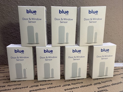 Menge 7 BLAU von ADT Tür- & Fenstersensoren SSH1R0-29 Neu im Karton