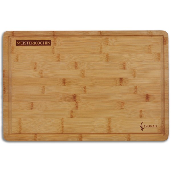 GroßEs Bambus Schneidbrett Mit Gravur MeisterkÖChin Schneidebrett 45X30Cm-image