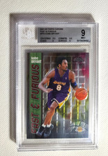 Kobe Bryant 2001-2002 Topps Chrome Fast and Furius # 6 grade 9.0 Mint