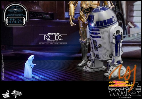 IN STOCK Hot Toys MMS511 Star Wars R2D2 R2-D2 (Deluxe Version) 18cm Figure NEW - Picture 8 of 18