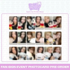 [PreSale] Kep1er 7th Mini Album Bubble Gum Music&Drama 3rd FanSign Photocard