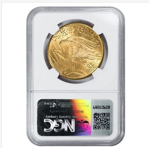 1911 Denver $20 Double Eagle Gold Coin NGC MS 67 Certified 5748106-004