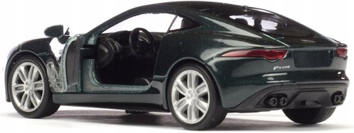 Welly Jaguar F-Type Coupe Green 1:34 1:39 Scales 4.5 Inch Diecast Car in Box - Picture 5 of 12