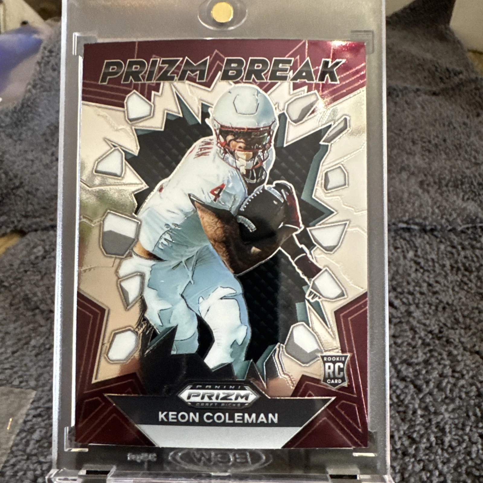 2024 Panini Prizm Draft Picks - Prizm Break Keon Coleman #PB-KCN (RC)